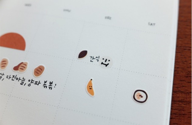  Kore Suatelier Sticker Çıkartma Mini Series - 105 Emoji, Tırnak Stickerı