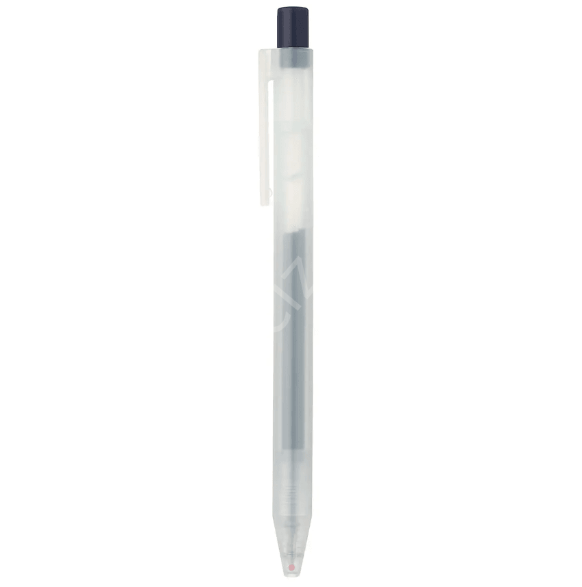 Muji Pürüzsüz Çizim Jel Mürekkepli Tükenmez Kalem 0.5 mm Mavi-Siyah