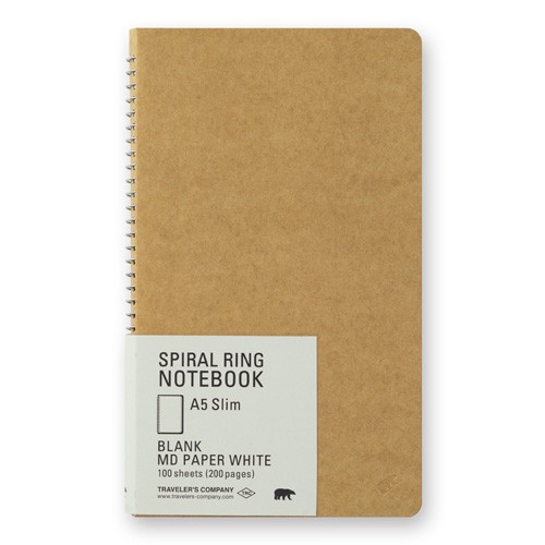 Traveler's Company Spiral Notebook A5 Slim - Telli Defter