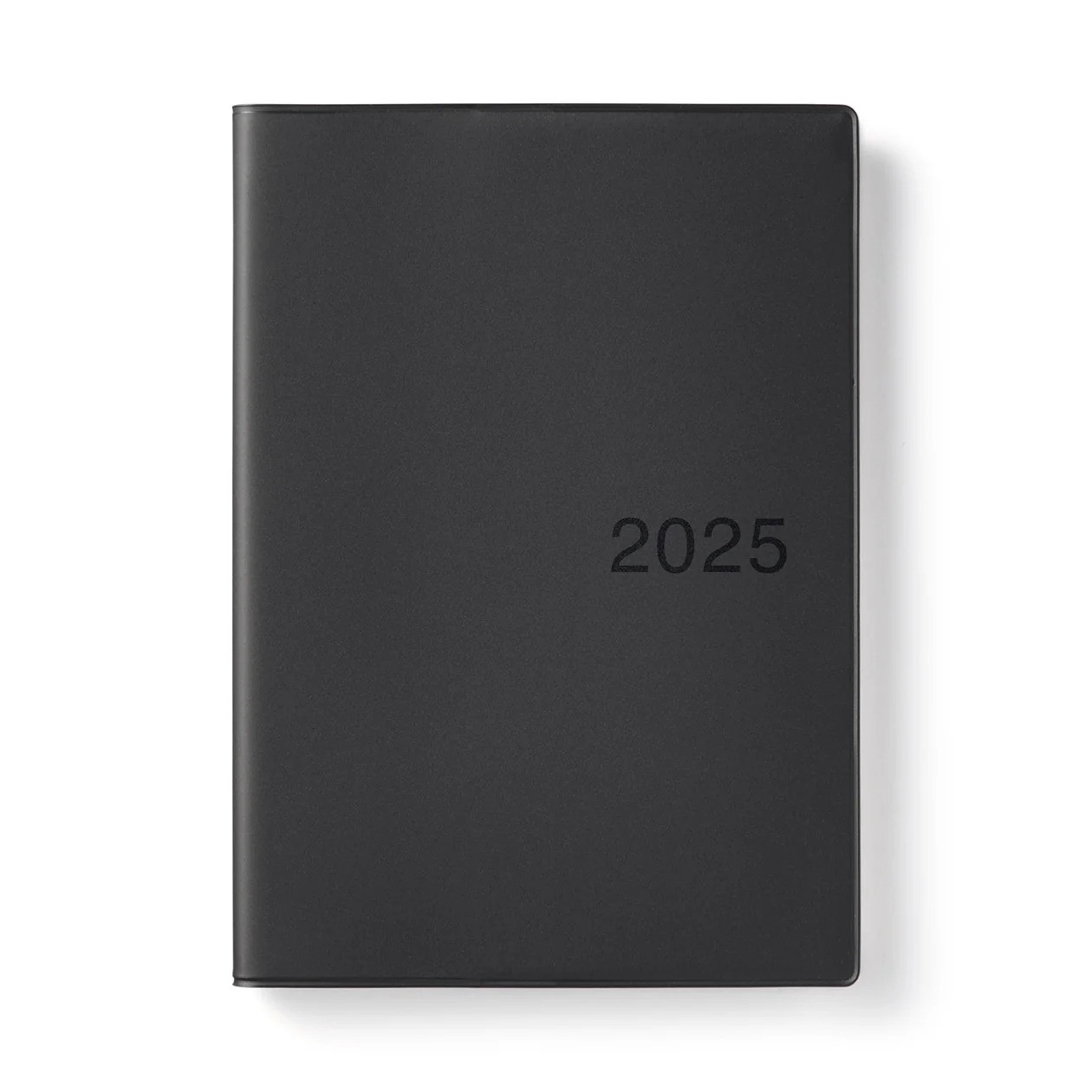Muji 2025 Aylık/Haftalık Planlayıcı (Pzt-Pazar) - B6 Ajanda - Koyu Gri