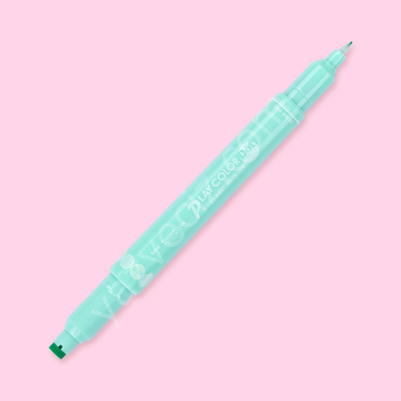 Tombow Play Dolor DOT Çift Uçlu Kalemi, Mint Green