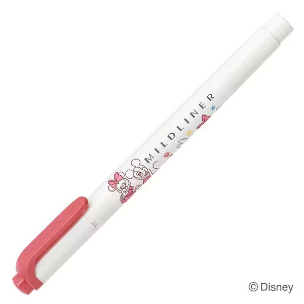 Zebra Mildliner Disney  Hafif Kırmızı (WKT7-DS3-MR) ZEBRA - Kesik uç