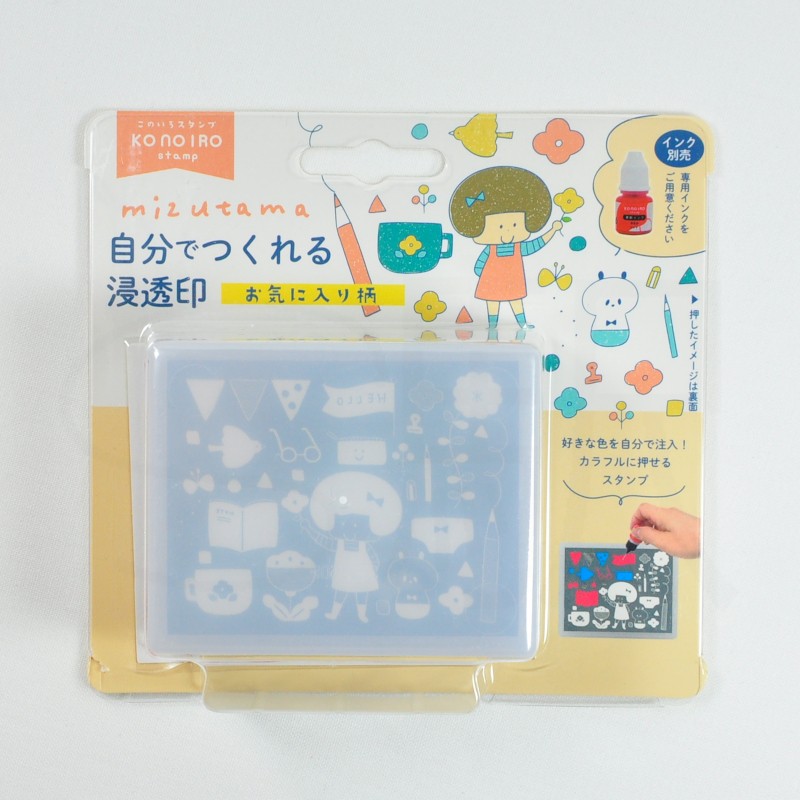 Kodomo NO KAO KONOIRO Stamp x Mizutama Damga Mühür - Favori Desen