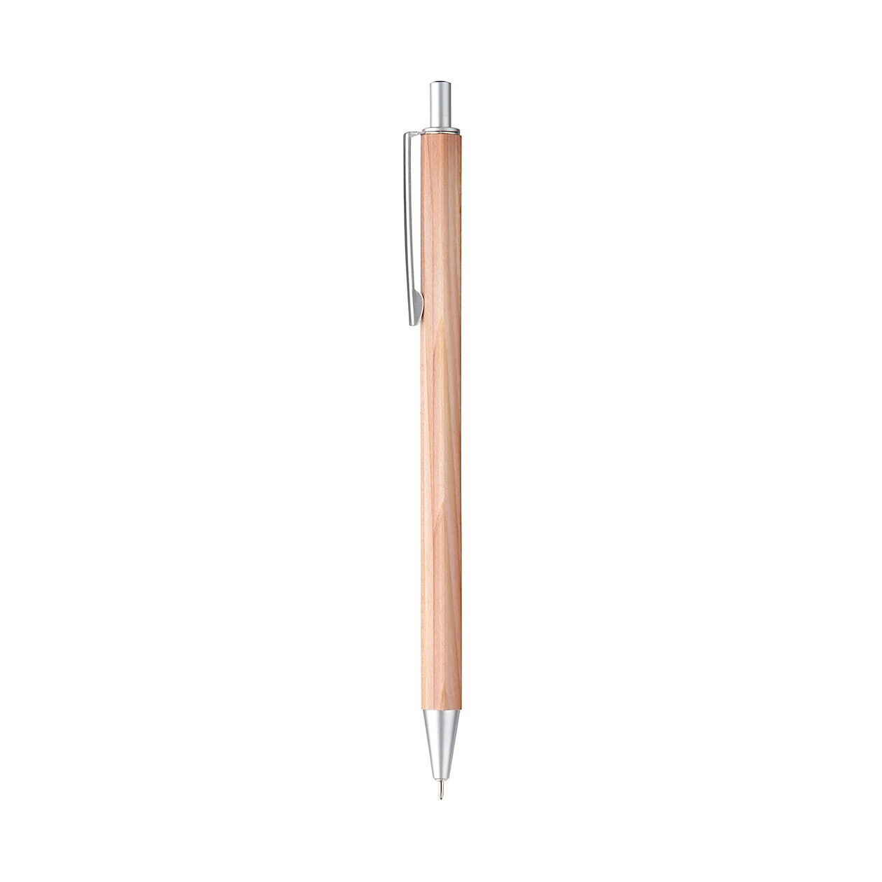 Muji Ahşap Hexagonal ballpoint pen Natural / 0.5 mm