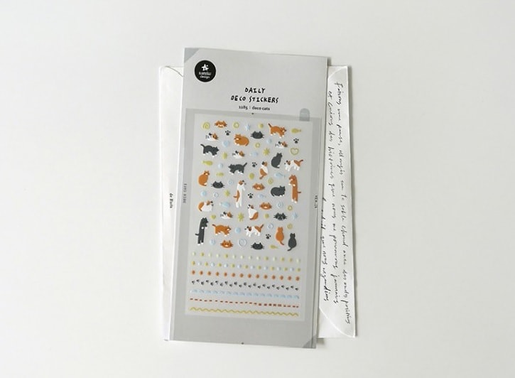 Kore Suatelier Design Sticker Çıkartma - 1185 deco cats