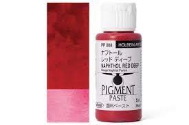 Holbein Pigment Pasta 35ml PP008 Naftol Kırmızı Derin