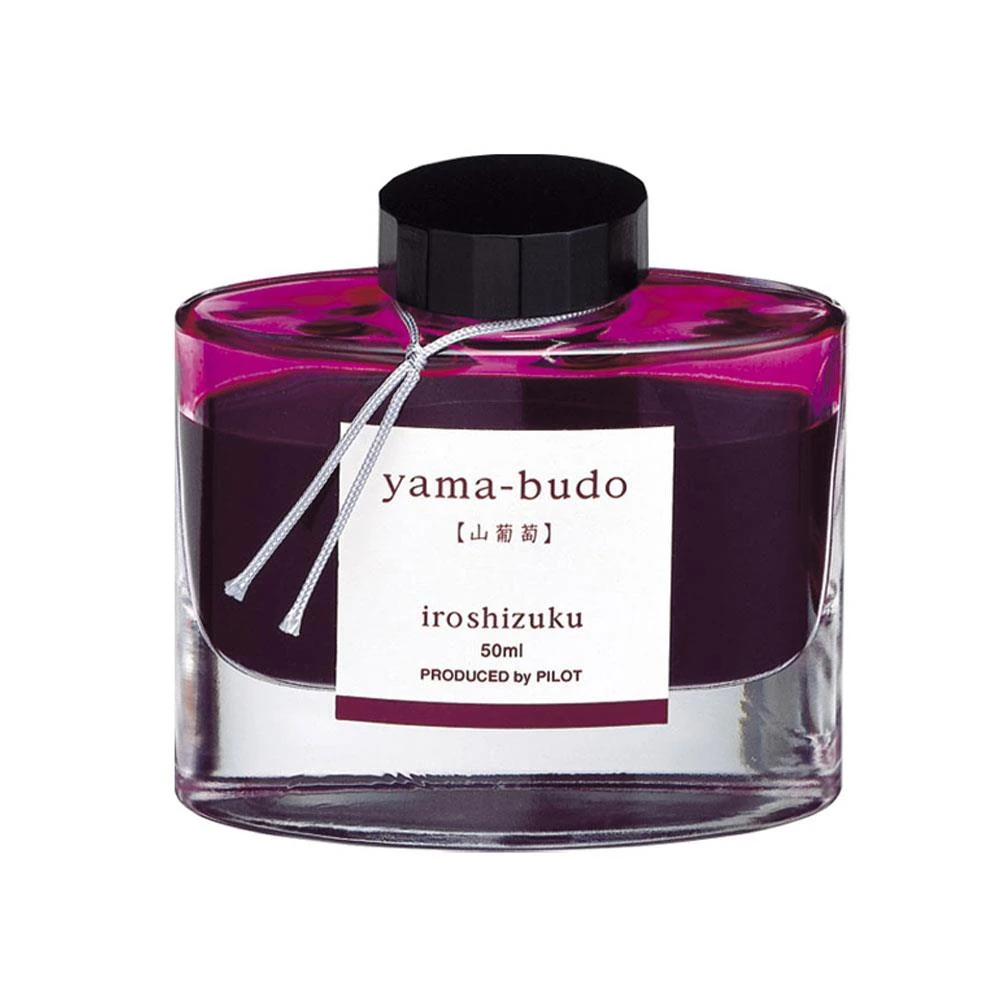 Pilot Iroshizuku Mürekkep Şişesi – Yu-Yake 50 ml  Renk  Yama-budo -yabani üzüm