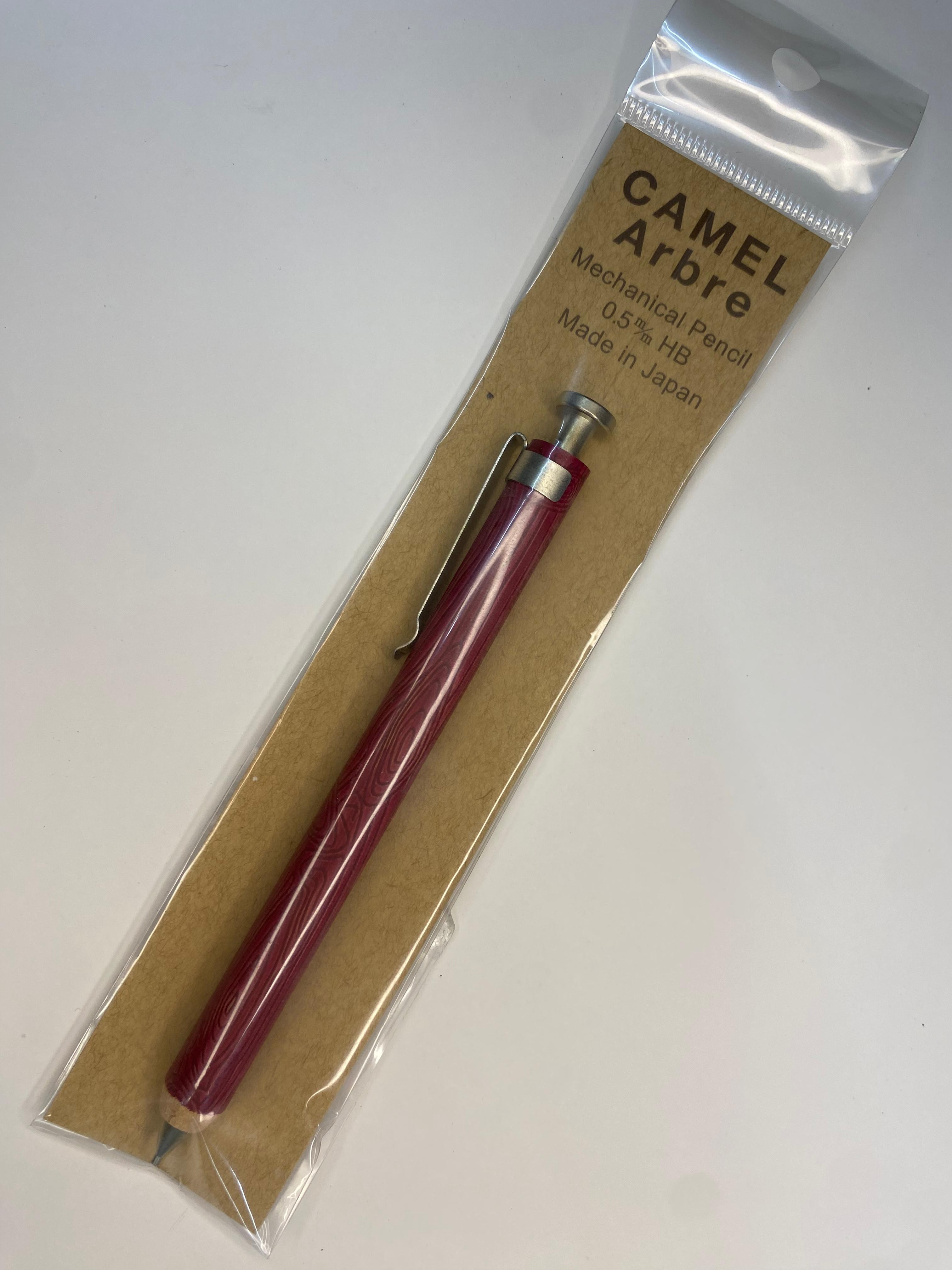 Koleksiyonluk Camel Ahşap Gövde 0.5 mm Versatil Kalem - Bordo