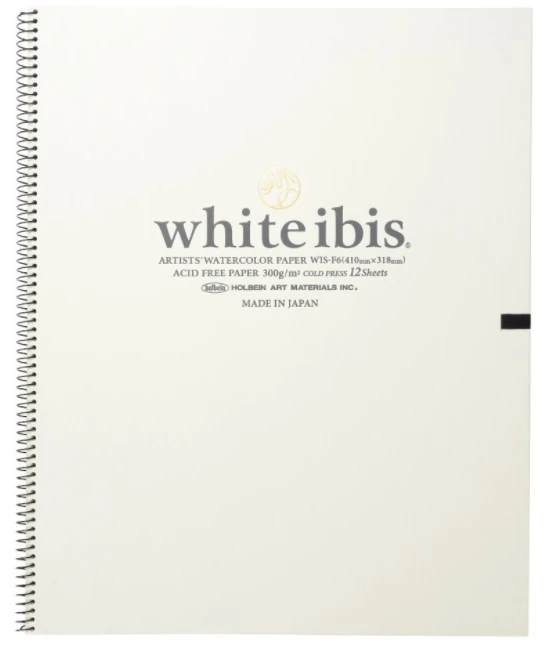 Holbeın White ibis Suluboya Defteri 300 g 12 Sayfa Cold Press 333x242 mm  WIS-F4