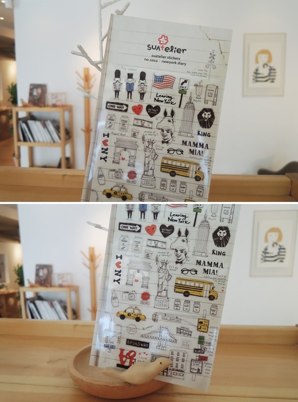  Kore Suatelier Design Sticker Çıkartma - 1012 newyork diary