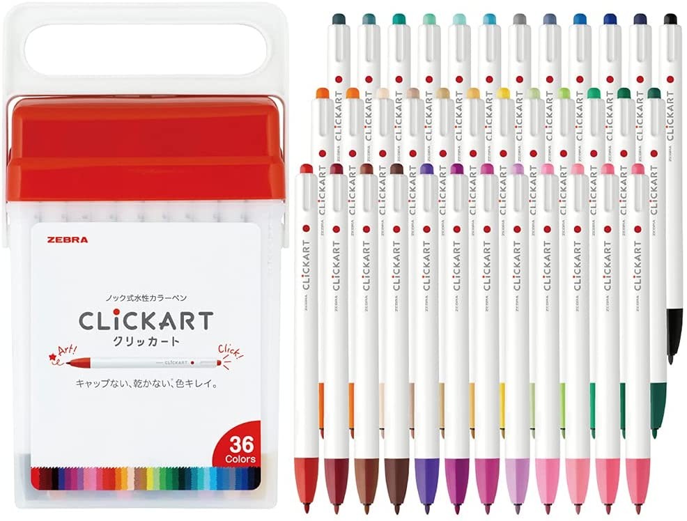Zebra Click Art 36 Renk Keçeli Kalem Seti