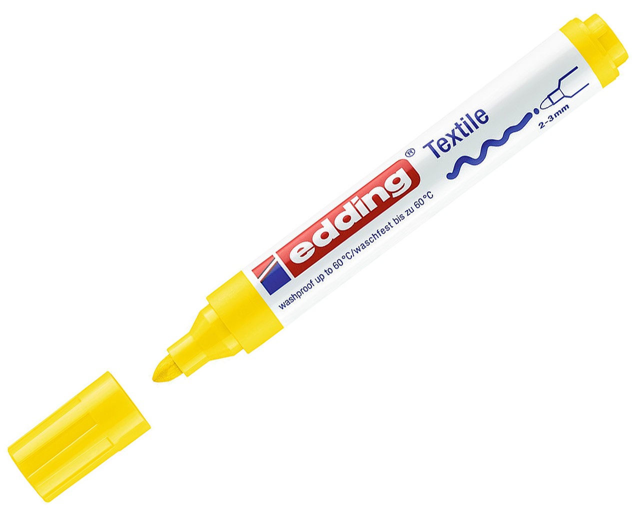 Edding 4500 Tekstil Kalemi 2-3mm Sarı
