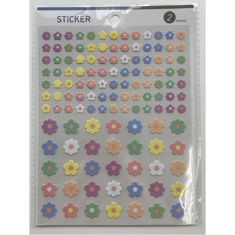 Tasarım Çiçek desenli Çıkartma - Sticker 126 ' lı
