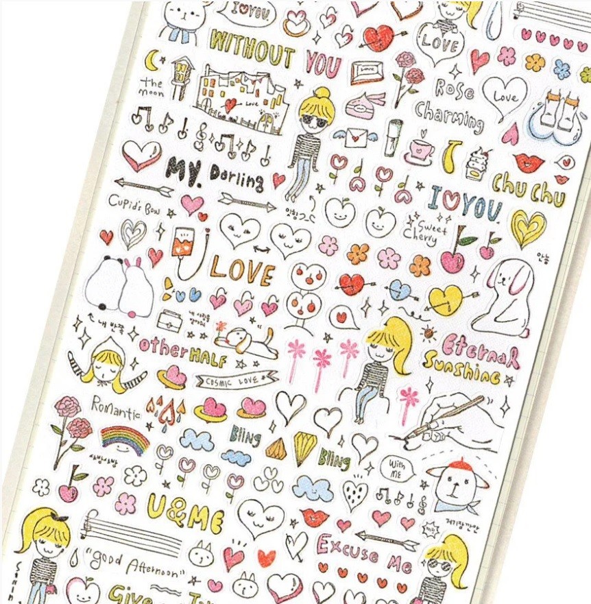 Kore Suatelier Sticker, Çıkartma - 2027 Drawing Love