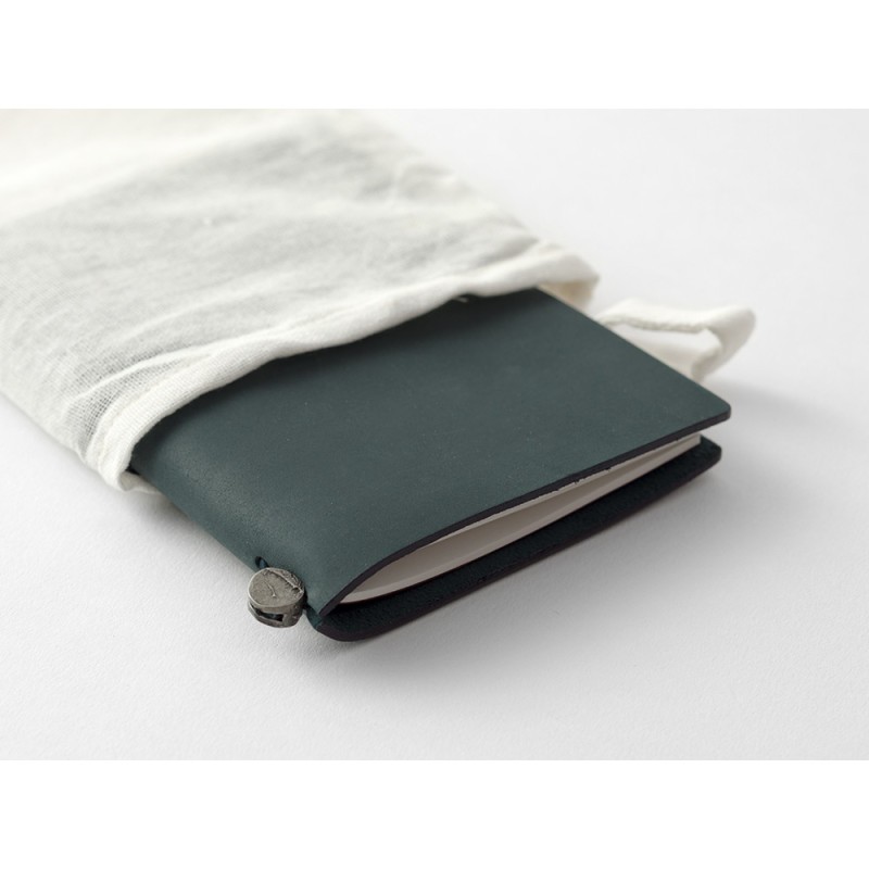 Traveler's Company Notebook Passport Size - Blue - Deri Kaplı Defter