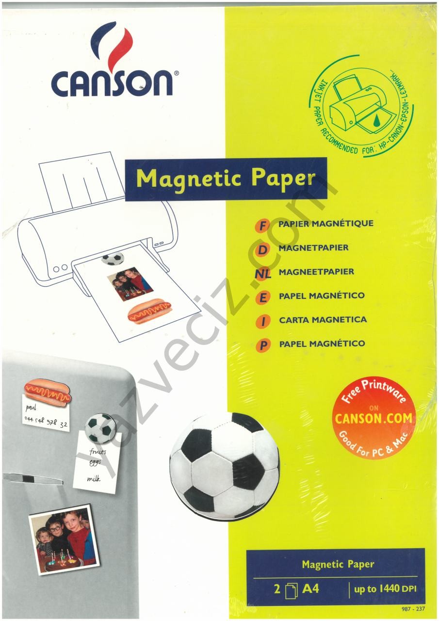 canson magnetik kağıt