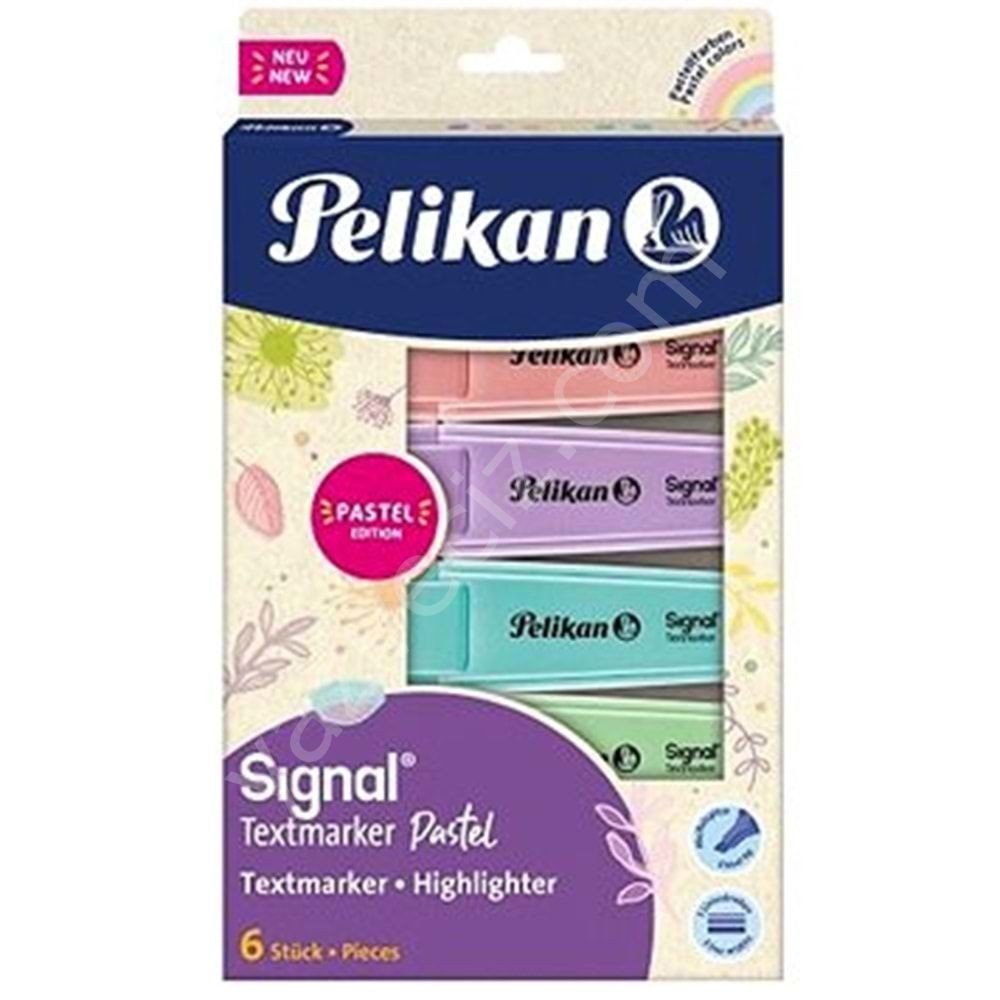 Pelikan 6'lı Pastel Fosforlu Kalem Seti