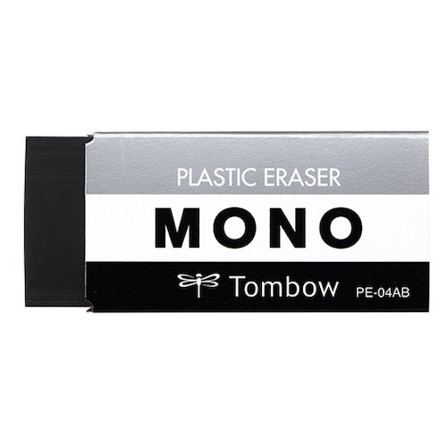 Tombow Pencil MONO Silgi Siyah PE-04AB│Silgi