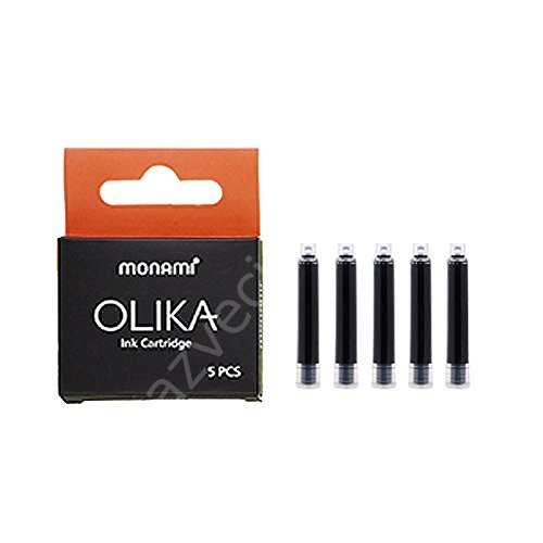 Monami Olika Dolma Kalem Kartuş Seti,Turuncu Renk,5'li,Standart Kartuş