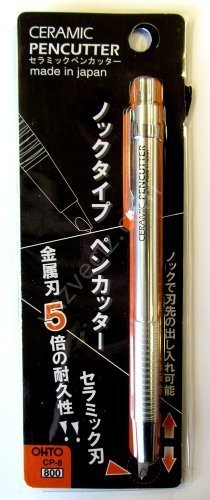 Japon Ohto Ceramic Pen Cutter, Seramik Başlı Falçata Kesici