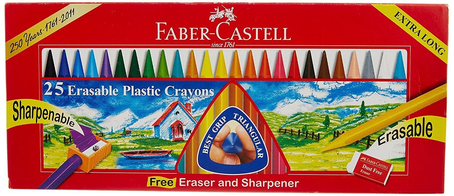 Faber Castell Silinebilir Wax Crayon Mum Boya 25’li