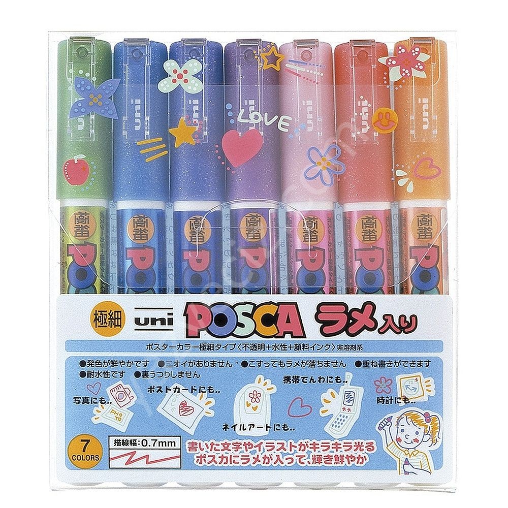 Uni Posca Özel Limited Set Marker Set 7'li