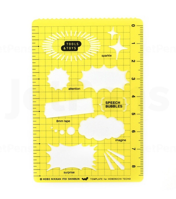 Hobonichi Aksesuar Şablonu - Konuşma Balonu
