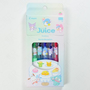 Pilot Sanrio Karakterler Pilot Juice Jel Mürekkep Tükenmez Kalem Seti 5'li Yeşil, Mavi, Pembe, Mor, Açık Yeşil