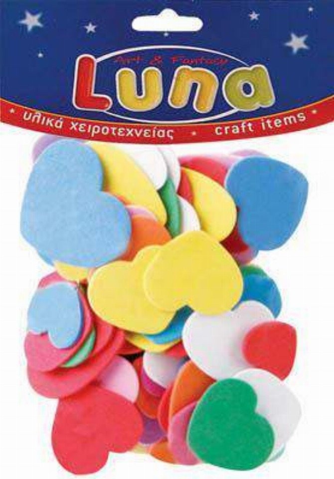 luna kalp şeklinde 80'li eva set