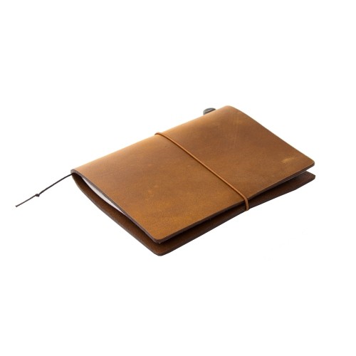 Traveler's Company Notebook  Pasaport Size - Deri Seyahat Defteri - Camel