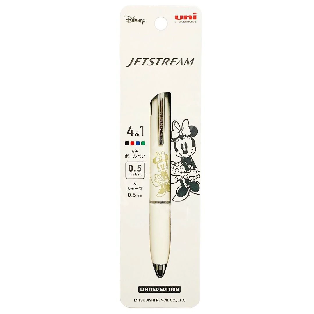 Mitsubishi Jetstream 4&1 multi pen Disney Model Minnie Mouse White - uni