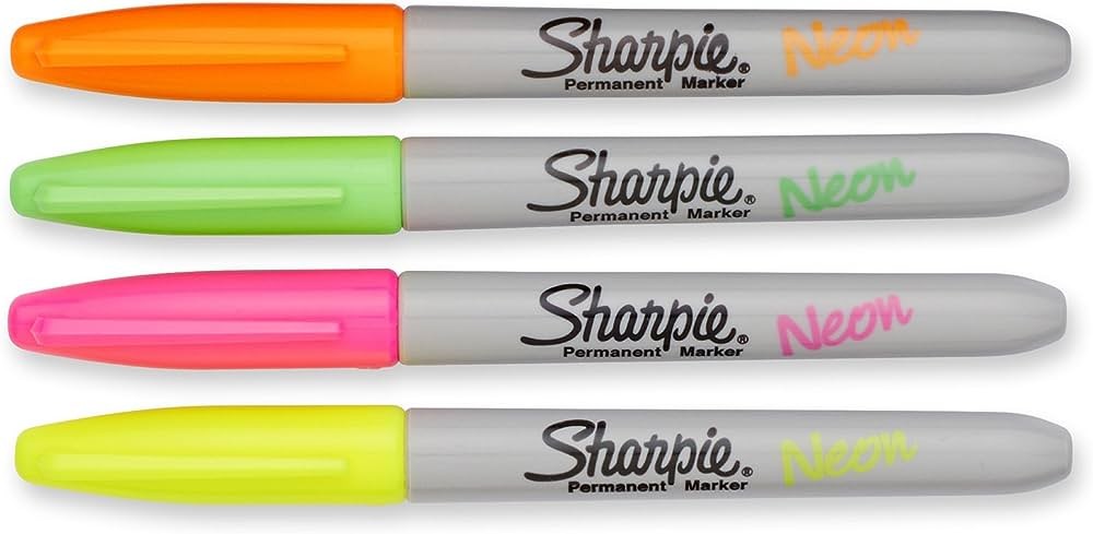 Sharpie Permanent 4lü Neon Kalem Seti