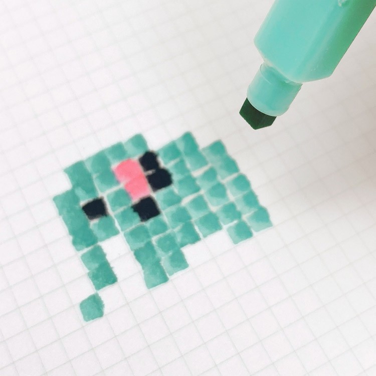 KAMPANYALI DOT E PEN PİKSEL SÜSLEME KALEMİ, ÇİFT UÇLU, Yeşil