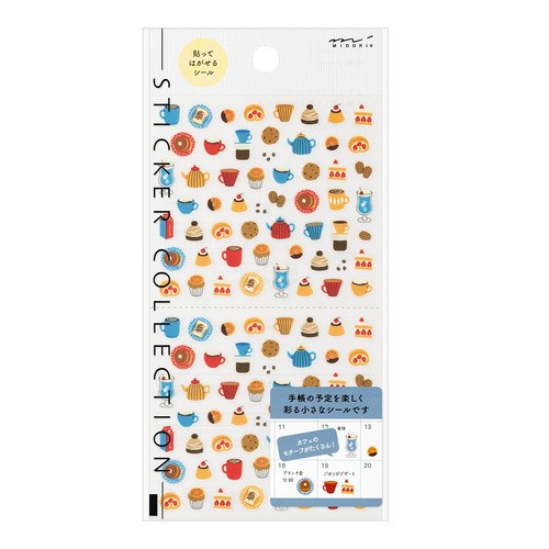 Midori Tasarım Phil Sticker Emoji Cafe Desen