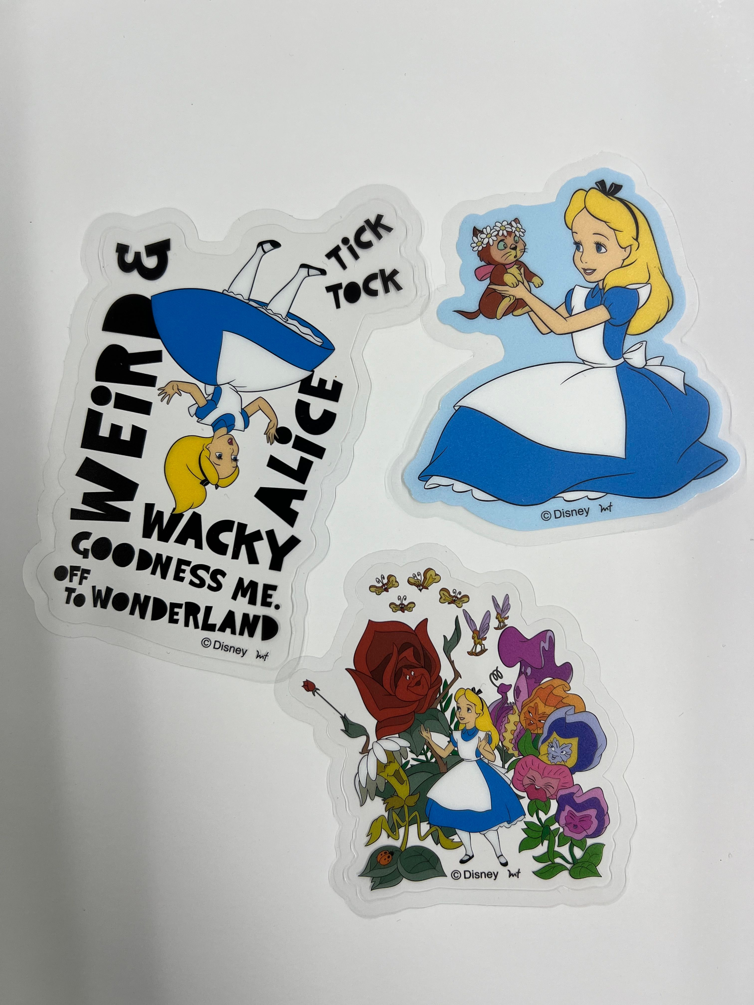 Disney Alice in Wonderland 3 Parça Sticker Seti