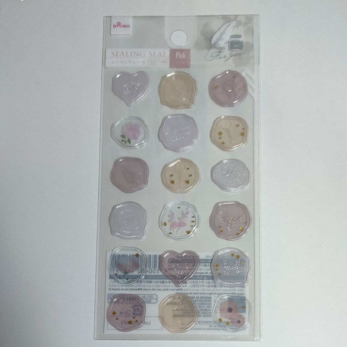 Japon Mühür Görünümlü İçi Çiçekli Sticker Çıkartma