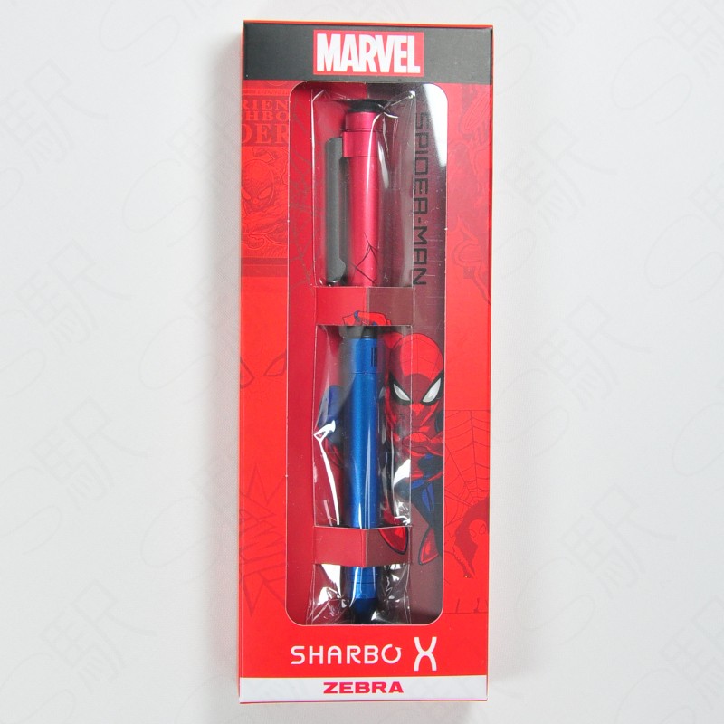 ZEBRA Sharbo X ST3 Çok Fonksiyonlu Kalem Marvel Tasarımı [SB14-SM] - Örümcek Adam