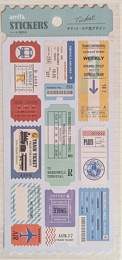 Amifa Stickers - Ticket Çıkartma