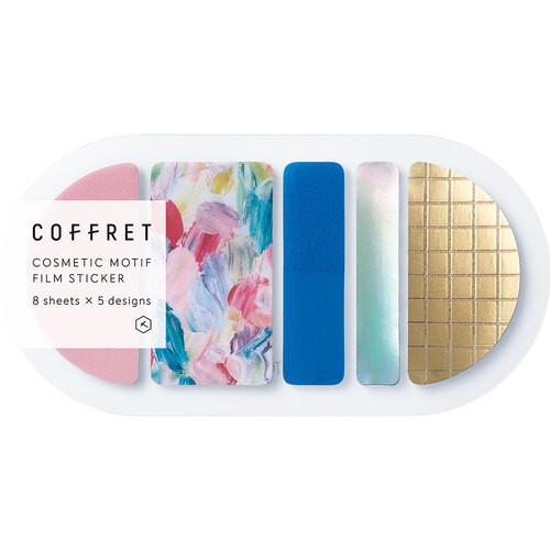 King Jim Coffret Film Sticker - Çıkartma Kozmetik Motif [COFR004] - Pembe Şamandıra
