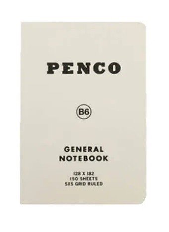 Penco Generel Notebook B6 Kareli Defter