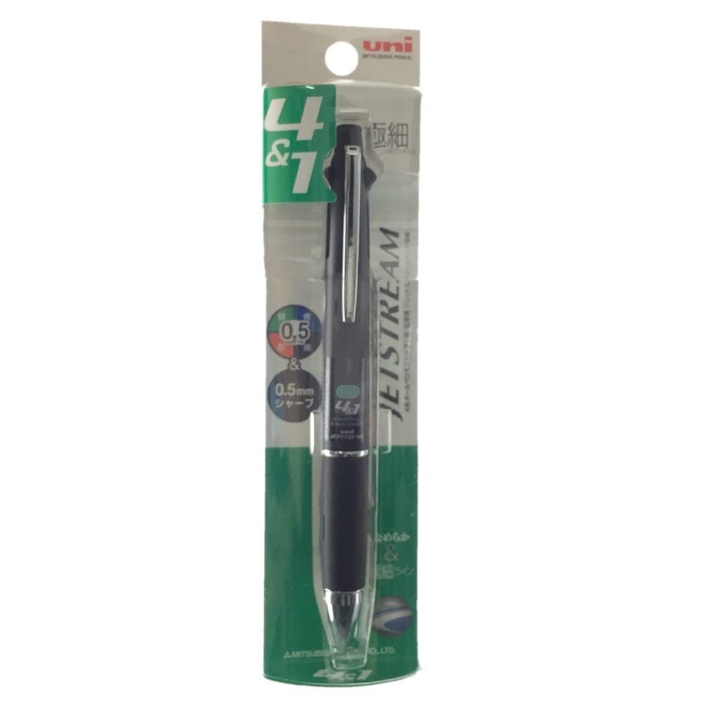  Kampanyalı Uni Mitsubishi  Çok fonksiyonlu kalem 4&1 0,5mm MSXE5-1000-05 1P Siyah