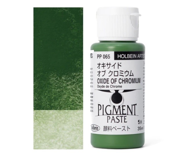 Holbein Pigment Pastası, 065 Krom Oksit Yeşil