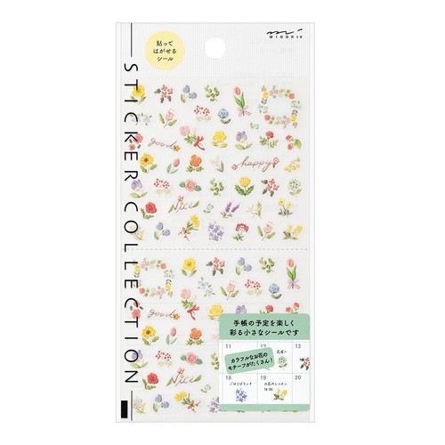 Midori Tasarım Phil Sticker Tarla Çiçekleri