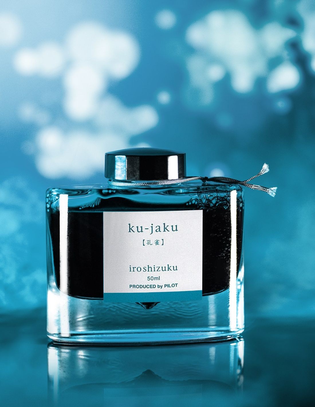 Pilot Iroshizuku Mürekkep Şişesi – Yu-Yake 50 ml  Renk ku-jaku [Tavuskuşu]
