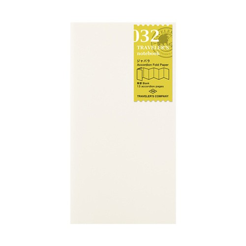 Traveler's Company Accordion Fold Paper