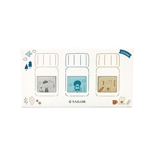 Sailor Limited Edition  Mizutama Dolma Kalem Mürekkebi 10ml * 3-renk set