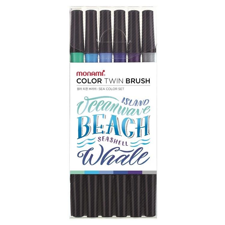 Monami Color Twin Brush Mavi Tonları-Beach