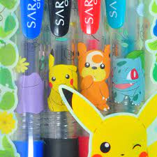 Kampanyalı Zebra Sarasa Clip 4 Color 0.5 mm Pokemon Kalem Seti