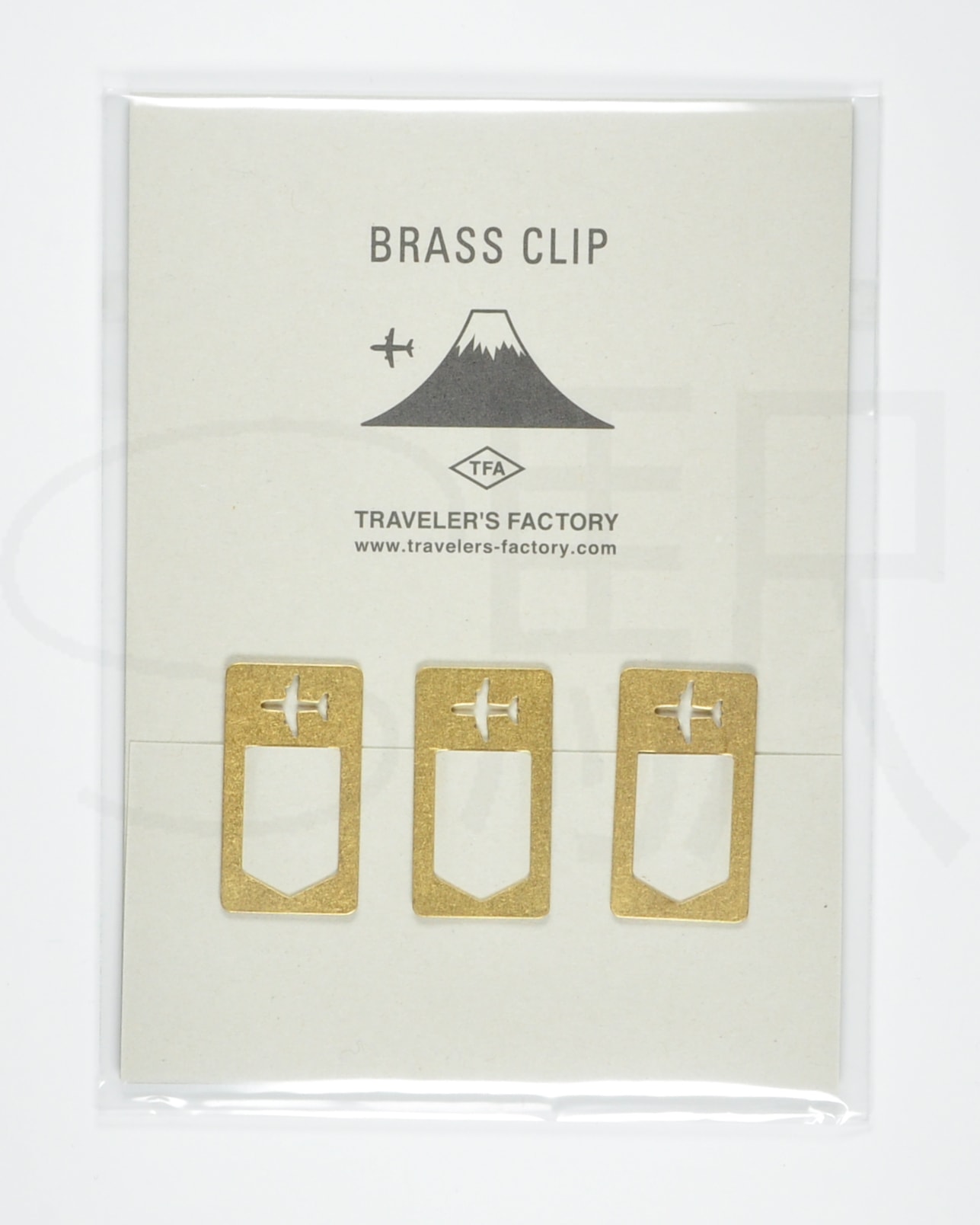 Traveler's Company Pirinç Klips - Uçak