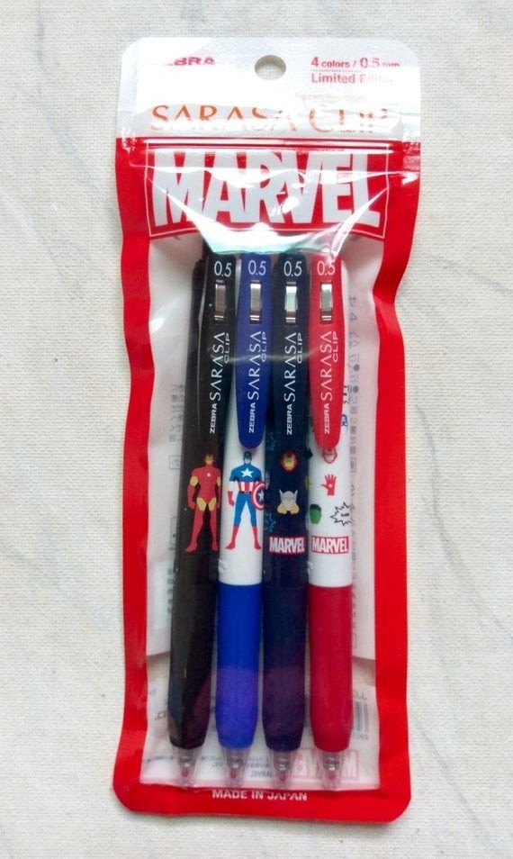 Zebra Sarasa Marvel Lımıted Edition 4'lü Set